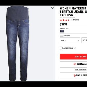 uniqlo maternity jean
